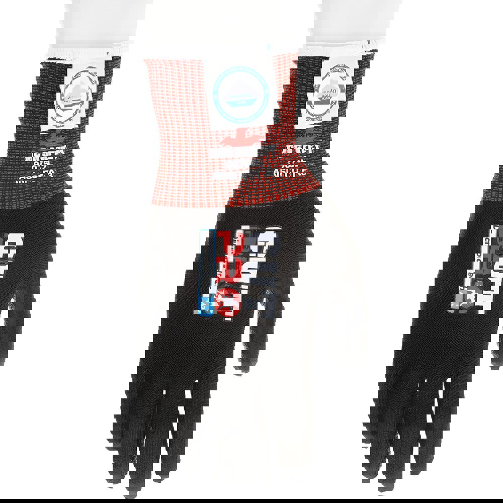 Cut & Abrasion-Resistant Gloves: Size S, ANSI Cut A3, Polyurethane, Dyneema